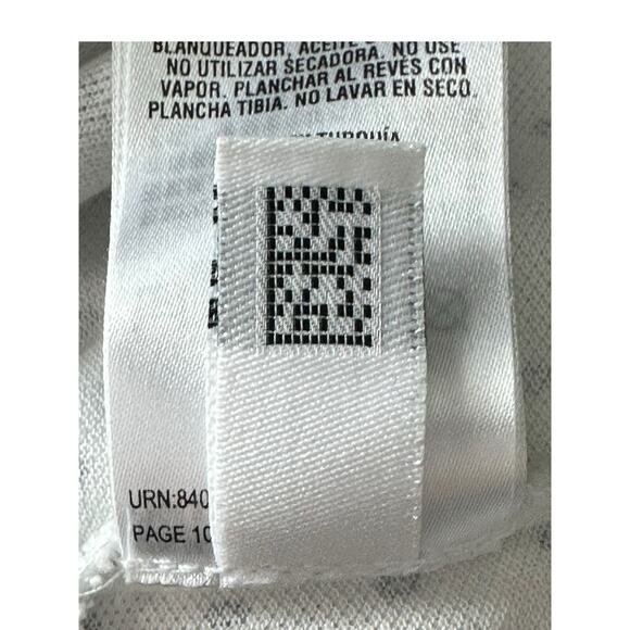 Ted Baker Shirt Men 4 Large Polo White Dots Modal Cotton Preppy Casual Golf Work - Picture 7 of 7